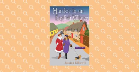 The cover of the book, Murder in an English Village.