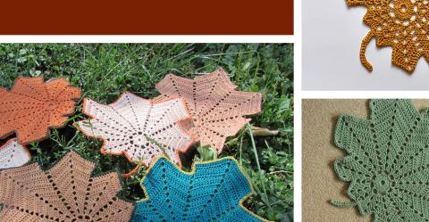 Crochet Along: Autumn Leaf Decorative Doily