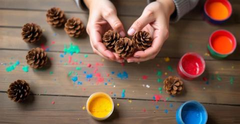 DIY Pinecone Critters