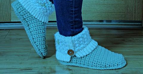 In-Person Crochet Class: Slippers