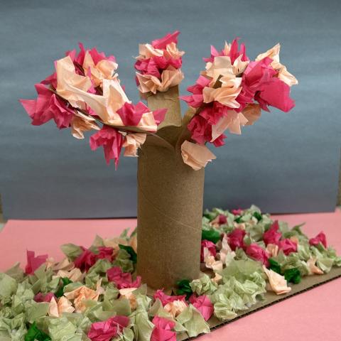 Cherry blossom craft