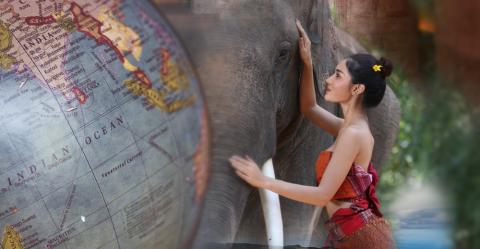 A Spin Around the Globe: Left Split