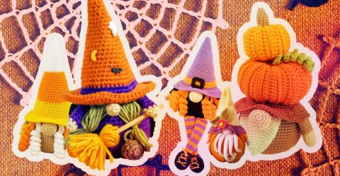 Crochet Along: Halloween Gnomes