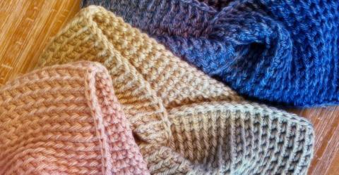 In-Person Crochet: Tunisian Ear Warmers