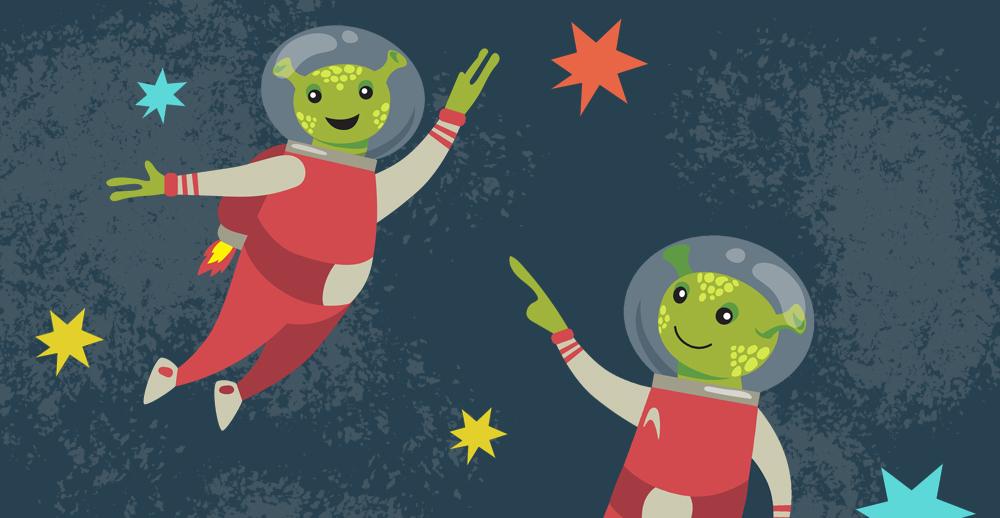 Aliens Invade the Library!